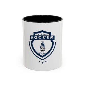 Custom Soccer Academy Coffee Mug, Sports Gift, Personalized Drinkware, Team Fan Mug, Soccer Lover Gift, Goalkeeper Mug